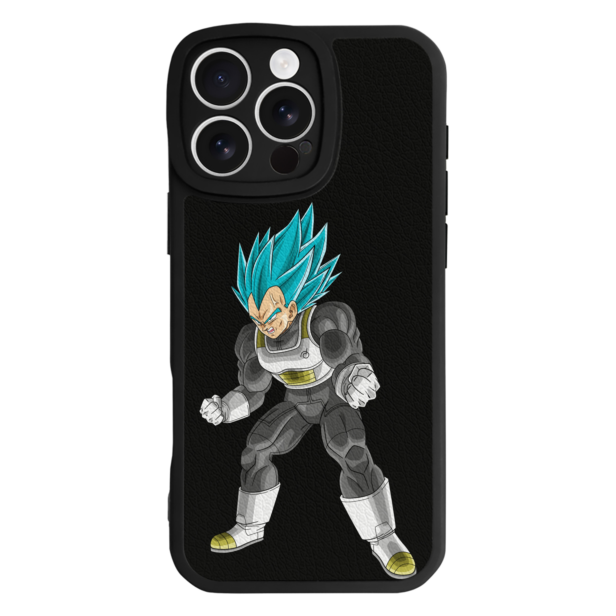 （画像用） ドラゴンボール ベジータ四世（Bejīta Yonsei）DRAGON BALL Vegeta IV 【iPhone 16シリーズ対応】シリコンスマホケース（レザー調） 材質：シリコン